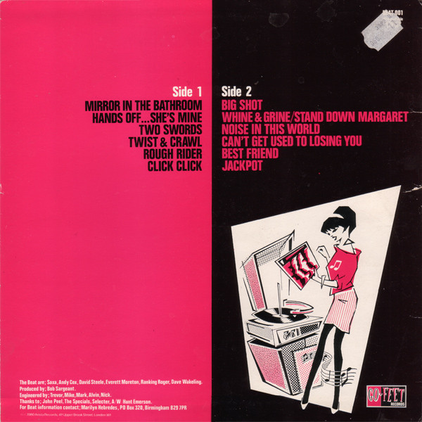 The Beat (2) - I Just Can't Stop It (LP, Album) (Near Mint (NM or M-)) - Image 3