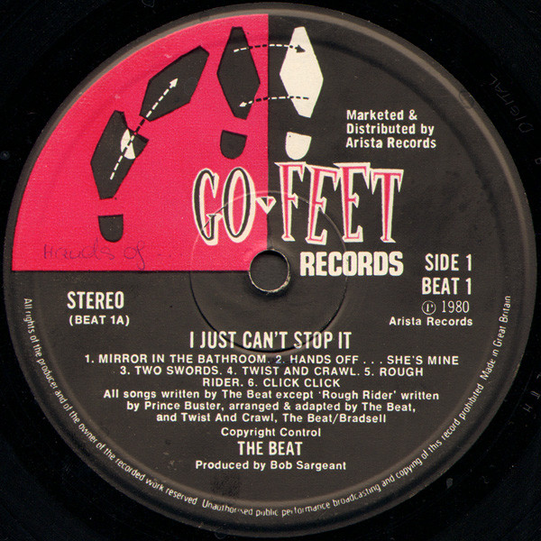 The Beat (2) - I Just Can't Stop It (LP, Album) (Near Mint (NM or M-)) - Image 5