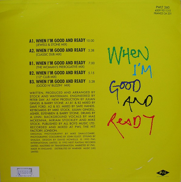 Sybil - When I'm Good And Ready (12") (Very Good Plus (VG+)) - Image 2