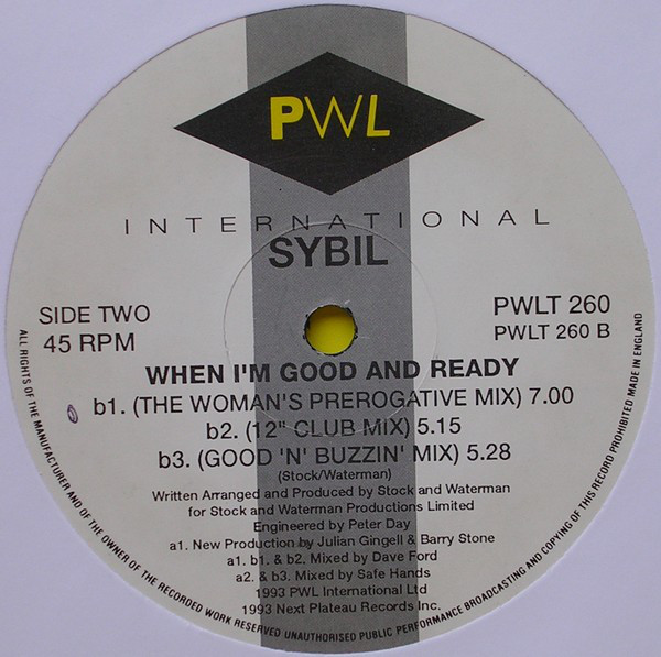 Sybil - When I'm Good And Ready (12") (Very Good Plus (VG+)) - Image 4