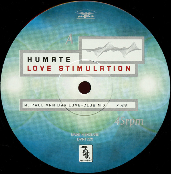 Humate - Love Stimulation (12") (Very Good Plus (VG+)) - Image 3