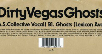 Dirty Vegas - Ghosts (12", Single) (Very Good Plus (VG+))