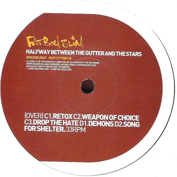 Fatboy Slim - Halfway Between The Gutter And The Stars (2xLP, Album, Gat) (Near Mint (NM or M-)) - Image 5