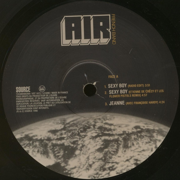 AIR - Sexy Boy (12", Single) (Near Mint (NM or M-)) - Image 3