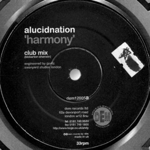 Alucidnation - Harmony (12") (Very Good (VG))