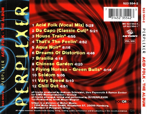 Perplexer - Acid Folk - The Album (CD, Album) (Very Good (VG)) - Image 2