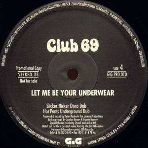 Club 69 - Let Me Be Your Underwear (2x12") (Near Mint (NM or M-))