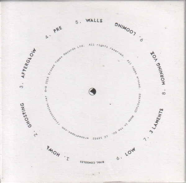Rival Consoles - Howl (CD, Album) (Mint (M)) - Image 3