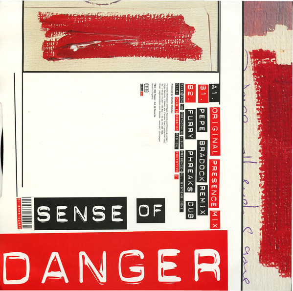 Presence Featuring Shara Nelson - Sense Of Danger (Part.1 Of A 2 Vinyl Set) (12") (Very Good Plus (VG+)) - Image 2