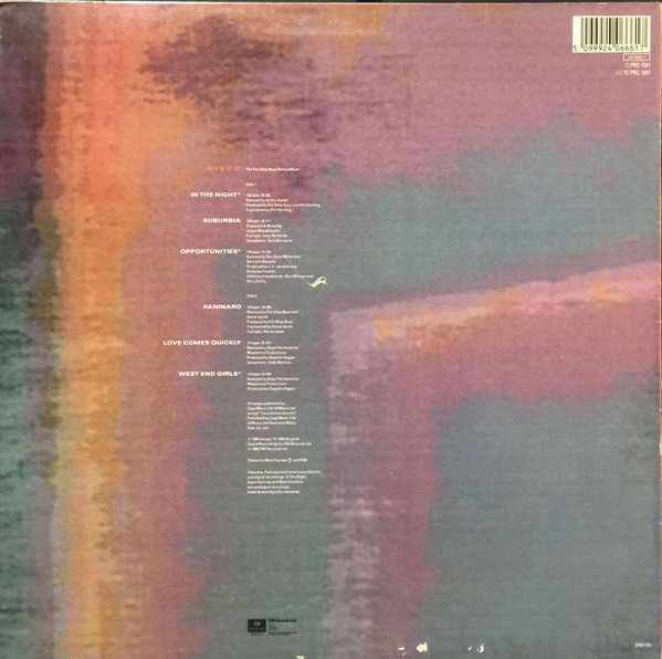 Pet Shop Boys - Disco (LP, Album, Comp) (Very Good (VG)) - Image 2