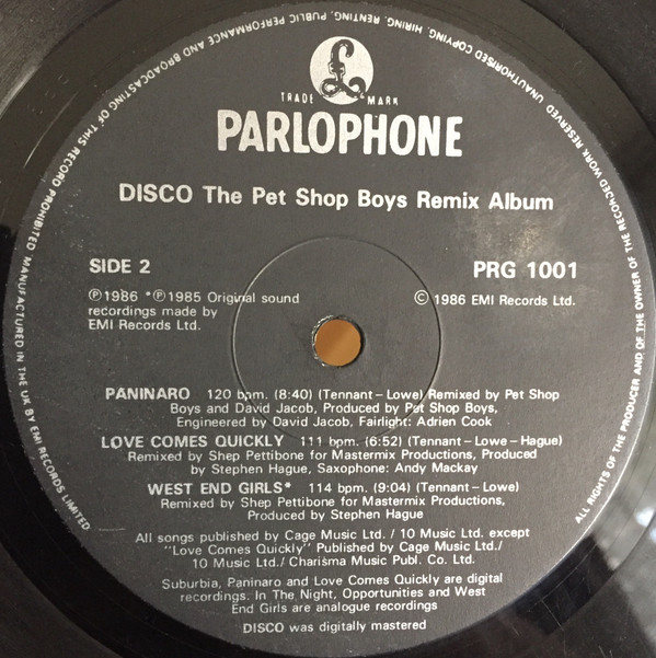 Pet Shop Boys - Disco (LP, Album, Comp) (Very Good (VG)) - Image 4