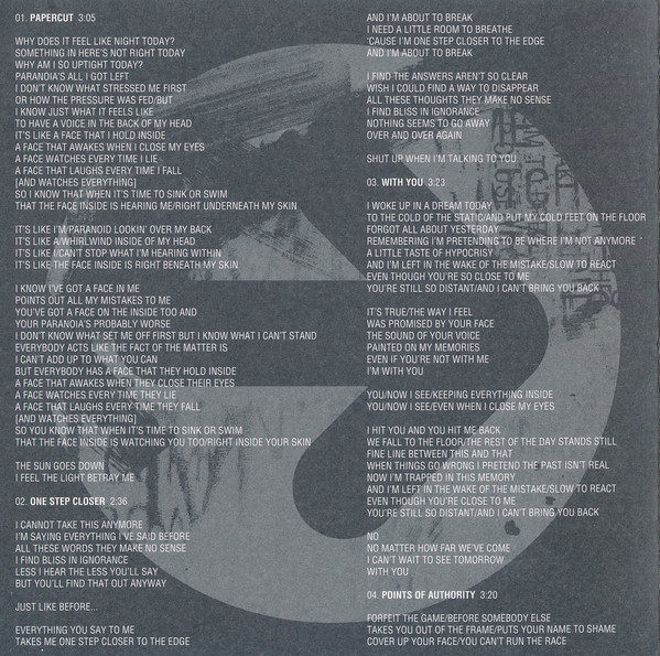 Linkin Park - Hybrid Theory (CD, Album, RP) (Very Good Plus (VG+)) - Image 5