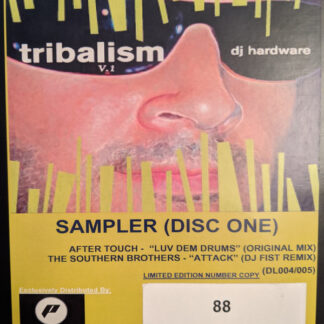 DJ Hardware presents After Touch (3) / The Southern Brothers - Tribalism V.1 (12", Ltd, Num, Smplr, Dis) (Very Good (VG))
