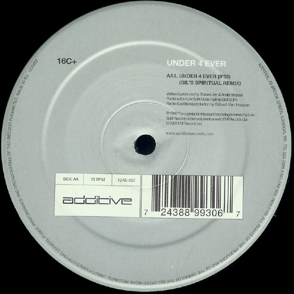 16C+ - Under 4 Ever (12") (Very Good Plus (VG+)) - Image 2