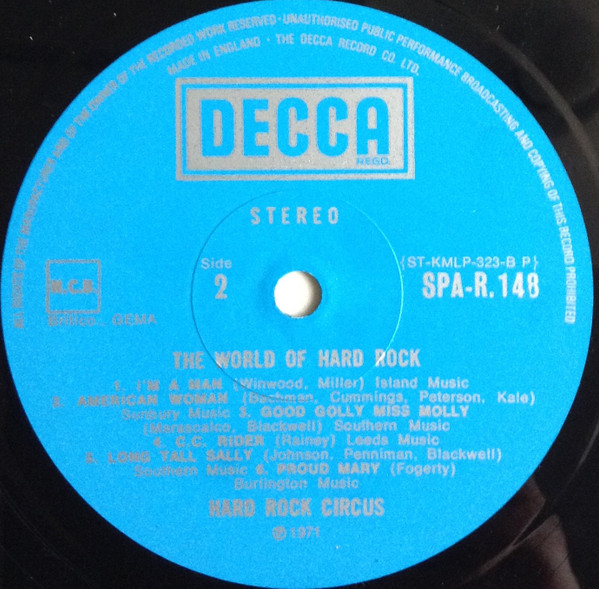 Hard Rock Circus - The World Of Hard Rock (LP, Album) (Very Good Plus (VG+)) - Image 4
