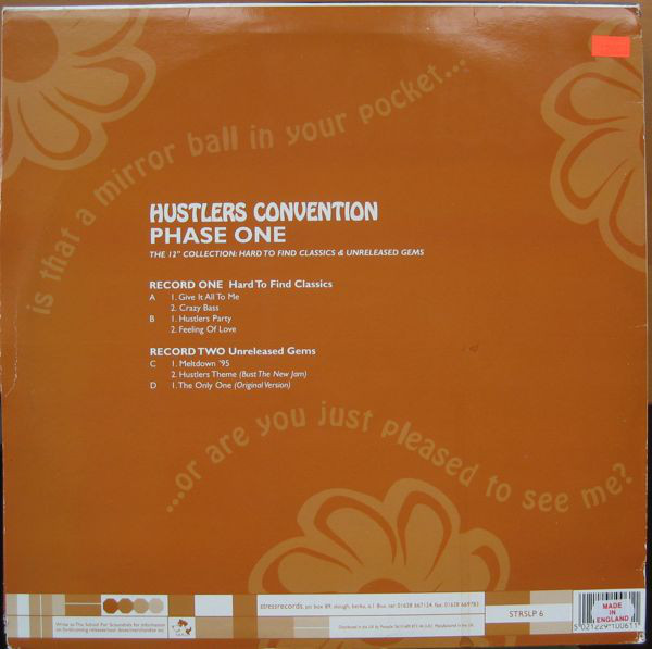 Hustlers Convention - Phase One (2x12", Album) (Near Mint (NM or M-)) - Image 2