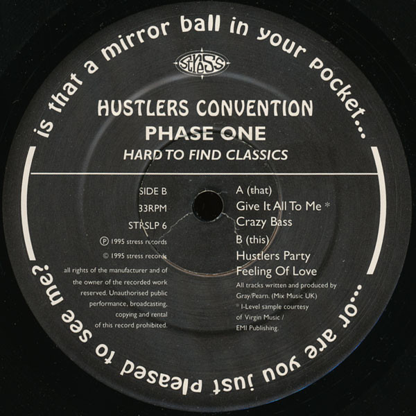 Hustlers Convention - Phase One (2x12", Album) (Near Mint (NM or M-)) - Image 3