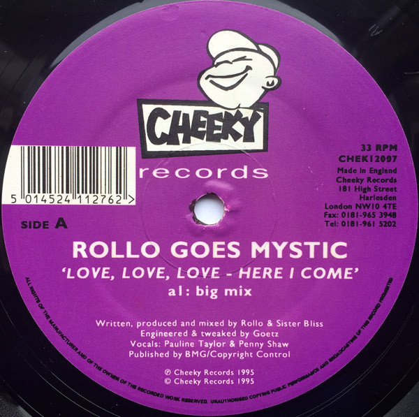 Rollo Goes Mystic - Love, Love, Love - Here I Come (12") (Very Good (VG)) - Image 4