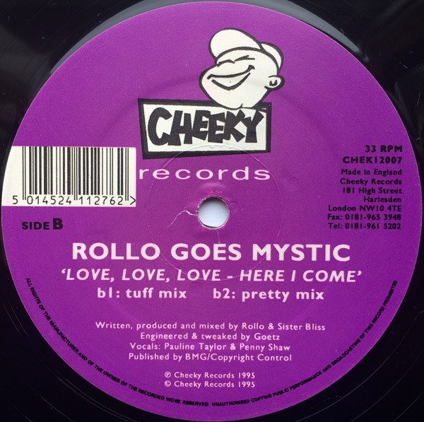 Rollo Goes Mystic - Love, Love, Love - Here I Come (12") (Very Good (VG)) - Image 5
