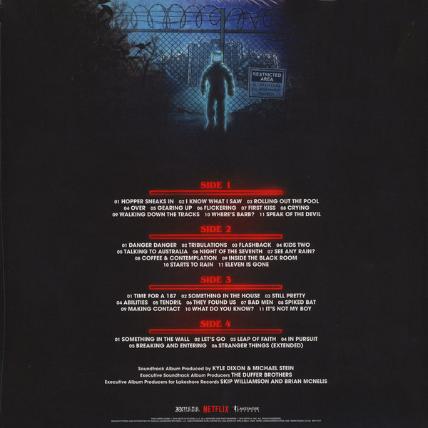 Kyle Dixon (2) & Michael Stein (9) - Stranger Things - Volume Two (A Netflix Original Series) (LP, Cle + LP, Cle + Album) (Mint (M)) - Image 2
