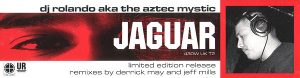 DJ Rolando AKA The Aztec Mystic - Jaguar (12", Ltd) (Very Good Plus (VG+)) - Image 2