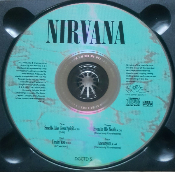 Nirvana - Smells Like Teen Spirit (CD, Single, RE, Dig) (Very Good Plus (VG+)) - Image 3
