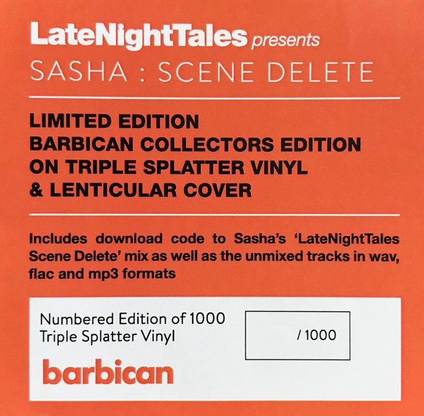 Sasha - Scene Delete (3xLP, Album, Ltd, Num, Bar) (Mint (M)) - Image 2
