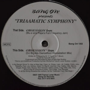 Triaamatic Symphony - Obsession (12") (Very Good Plus (VG+))