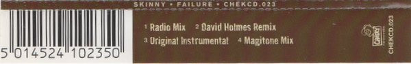Skinny - Failure (CD, Single) (Near Mint (NM or M-)) - Image 2