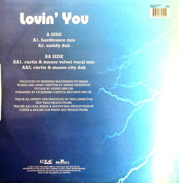 UBM - Lovin' You (12") (Very Good Plus (VG+)) - Image 2