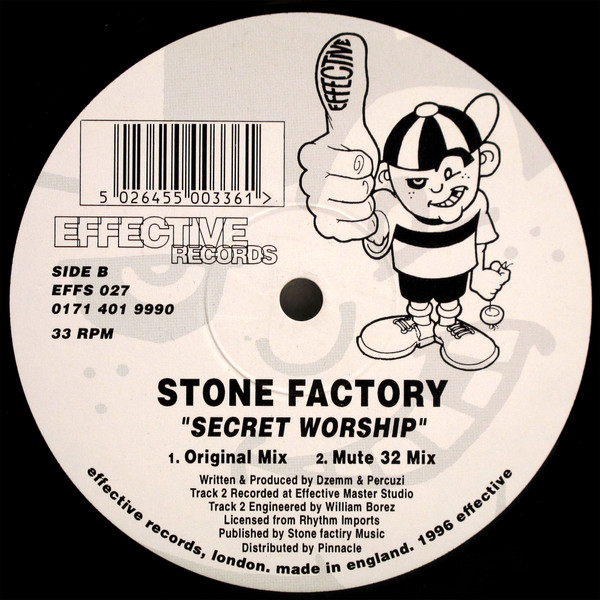 Stone Factory - Secret Worship (12") (Very Good Plus (VG+)) - Image 2