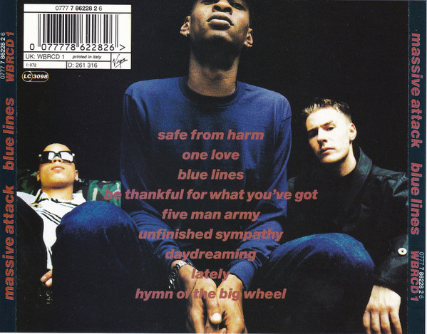 Massive Attack - Blue Lines (CD, Album, RE) (Very Good Plus (VG+)) - Image 2