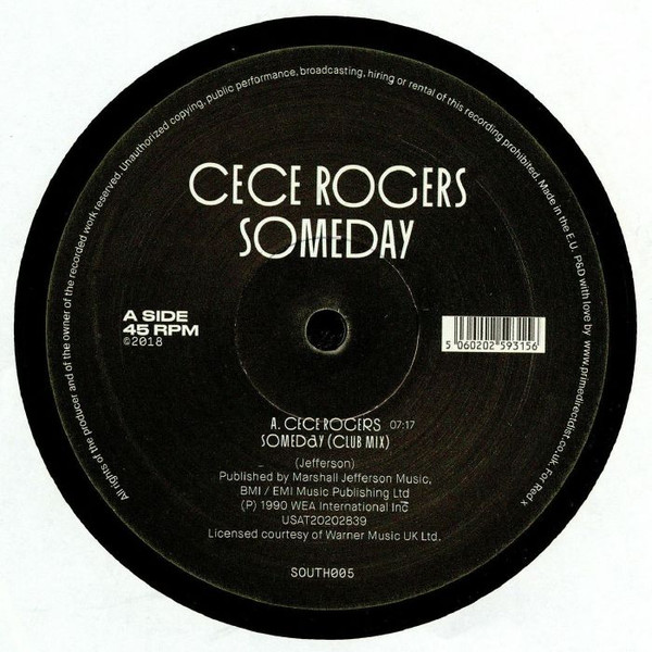 Ce Ce Rogers - Someday (12", RE) (Mint (M))