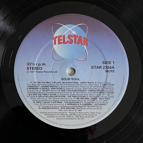 Various - Solid Soul (LP, Comp) (Very Good (VG)) - Image 3