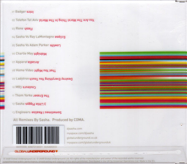 Sasha - Invol2ver (CD, Mixed) (Very Good Plus (VG+)) - Image 2