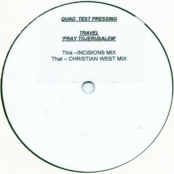 Travel - Pray To Jerusalem (12", Promo, TP, W/Lbl, Sti) (Very Good Plus (VG+))