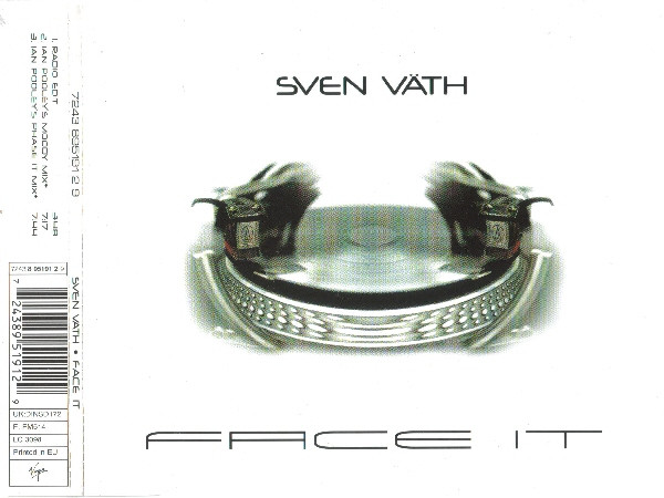 Sven Väth - Face It (CD, Single) (Very Good Plus (VG+))