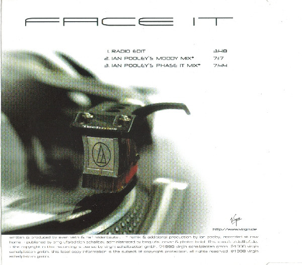 Sven Väth - Face It (CD, Single) (Very Good Plus (VG+)) - Image 2
