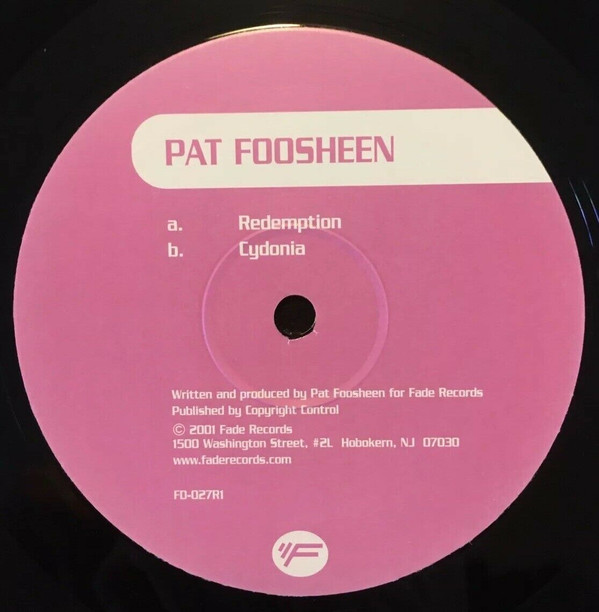 Pat Foosheen - Redemption / Cydonia (12") (Very Good Plus (VG+)) - Image 2