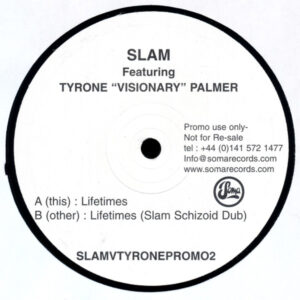 Slam Featuring Tyrone Palmer - Lifetimes (12", Promo) (Mint (M))
