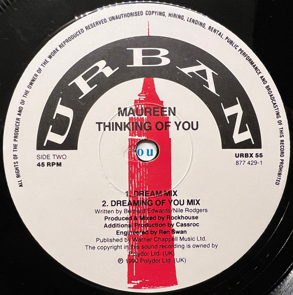 Maureen Walsh - Thinking Of You (12") (Very Good Plus (VG+)) - Image 5