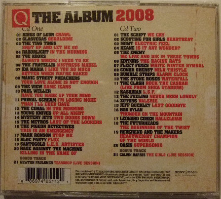 Various - Q The Album 2008 (2xCD, Comp) (Near Mint (NM or M-)) - Image 4