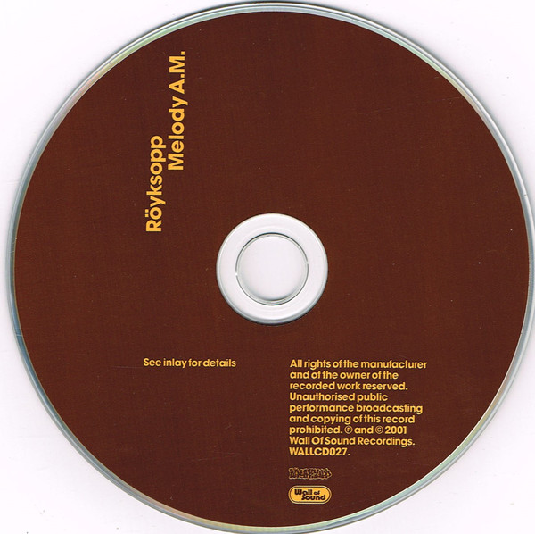 Röyksopp - Melody A.M. (CD, Album) (Very Good Plus (VG+)) - Image 4