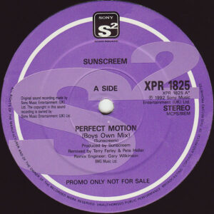 Sunscreem - Perfect Motion (12", Promo) (Very Good (VG))