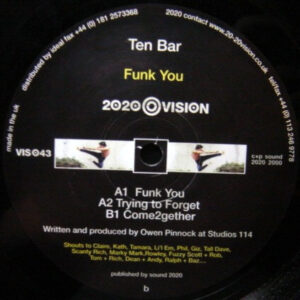 Ten Bar - Funk You (12") (Near Mint (NM or M-))