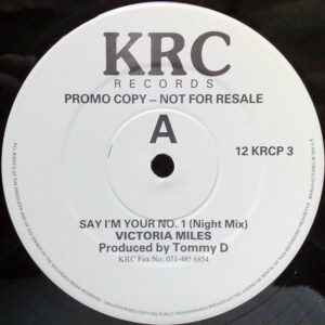 Victoria Miles - Say I'm Your No. 1 (12", Promo) (Very Good Plus (VG+))