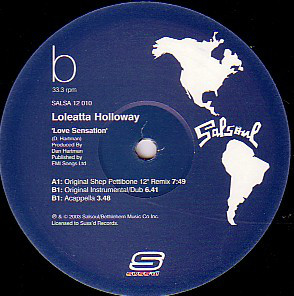 Loleatta Holloway - Love Sensation (12", RM) (Mint (M)) - Image 3