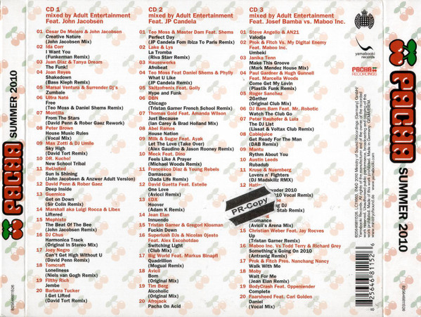 Various - Pacha Summer 2010 (3xCD, Comp, Mixed) (Very Good Plus (VG+)) - Image 3
