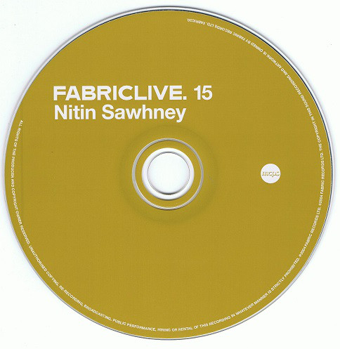 Nitin Sawhney - FabricLive. 15 (CD, Mixed) (Near Mint (NM or M-)) - Image 4