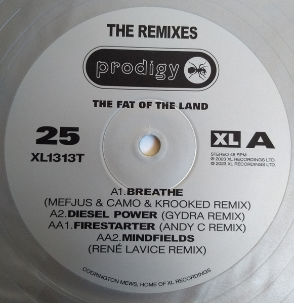 The Prodigy - The Fat Of The Land (The Remixes) (12", Ltd, Sil) (Mint (M)) - Image 4